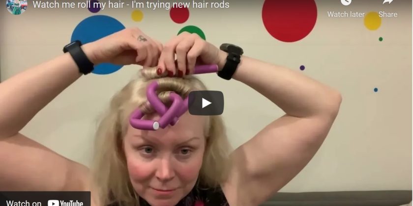 hair rods youtube